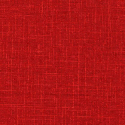 Tissu japonais uni rouge - 20 cm
